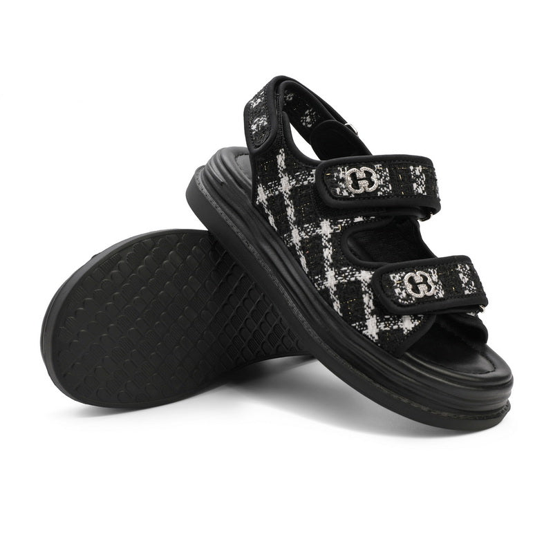 Tweed Sandals Newgew