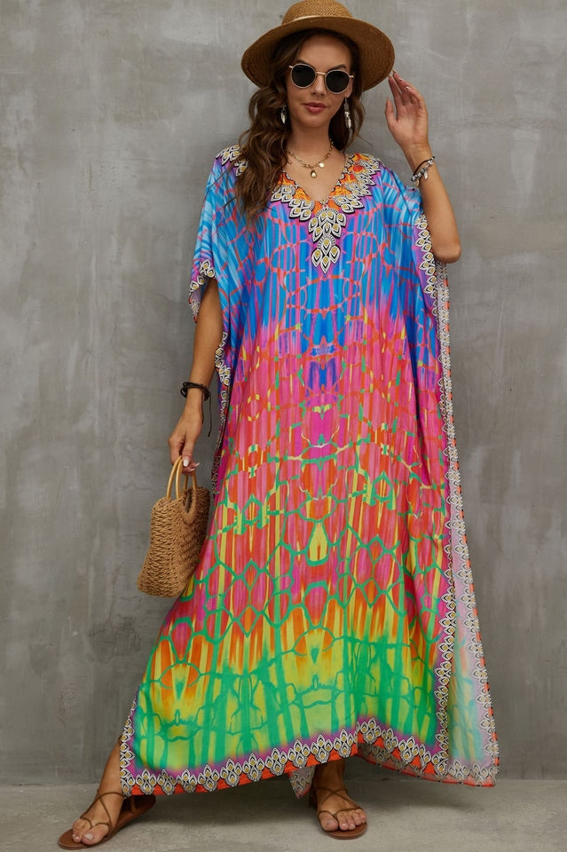 Tie Dye Cover Up Dress (19 Colors) Newgew