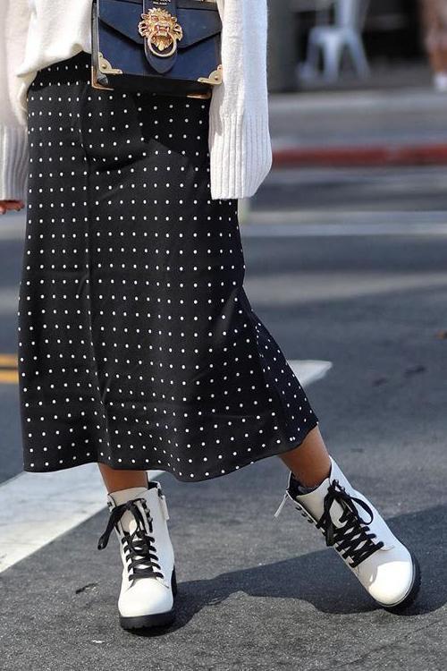Chunky Heel Lace Up Martin Boots Newgew