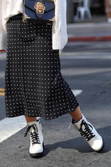 Chunky Heel Lace Up Martin Boots Newgew
