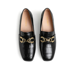 High Heels Retro Casual Loafers Newgew