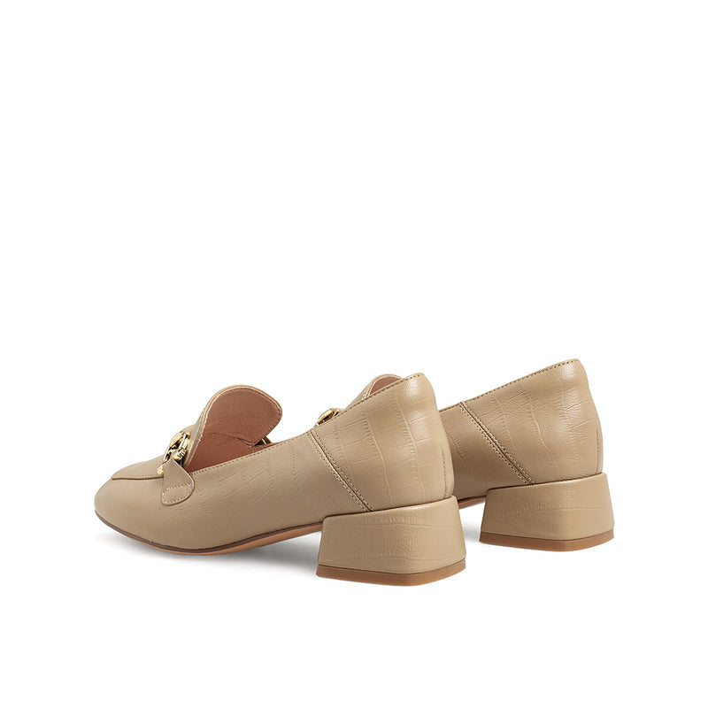 Chunky Heel Retro Commuter Loafers Newgew
