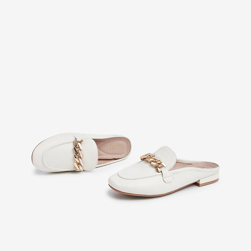 Square Heel Mules Newgew
