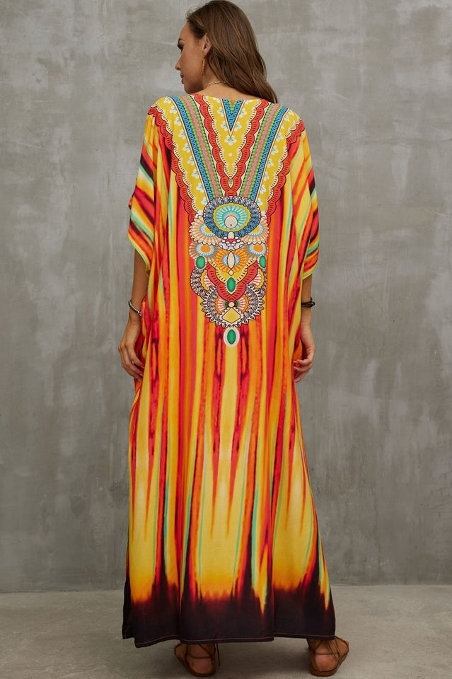 Tie Dye Cover Up Dress (19 Colors) Newgew