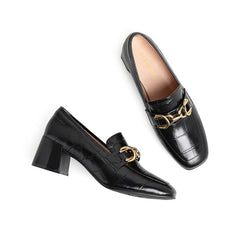 High Heels Retro Casual Loafers Newgew