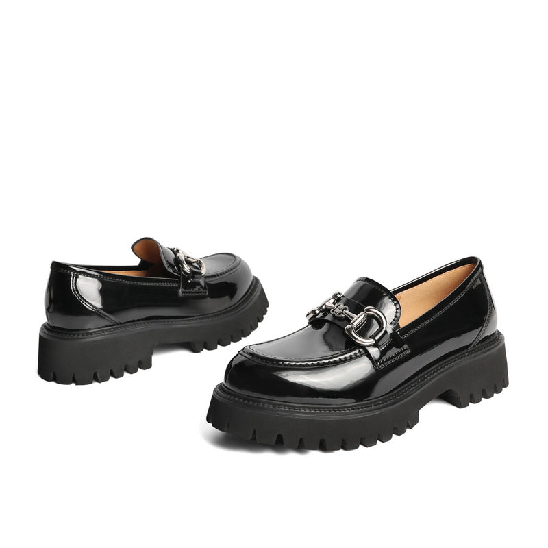 Retro Temperament Platform Loafers Newgew