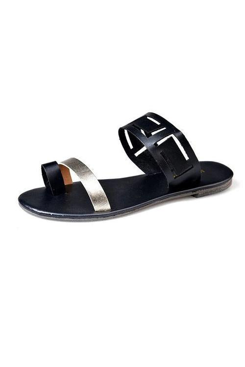 Open Toe Flat Sandals Newgew
