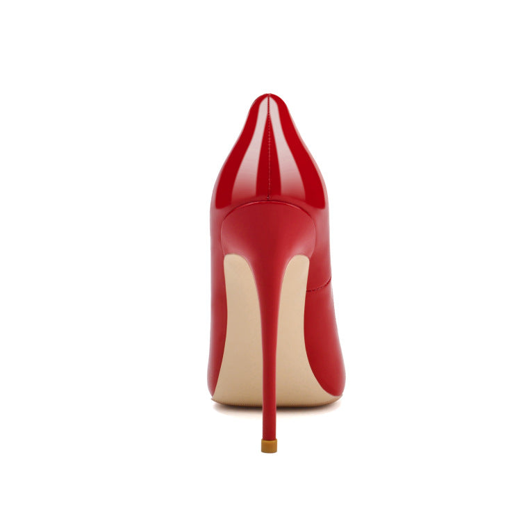 Stiletto High Heels Patent Leather Shoes Newgew