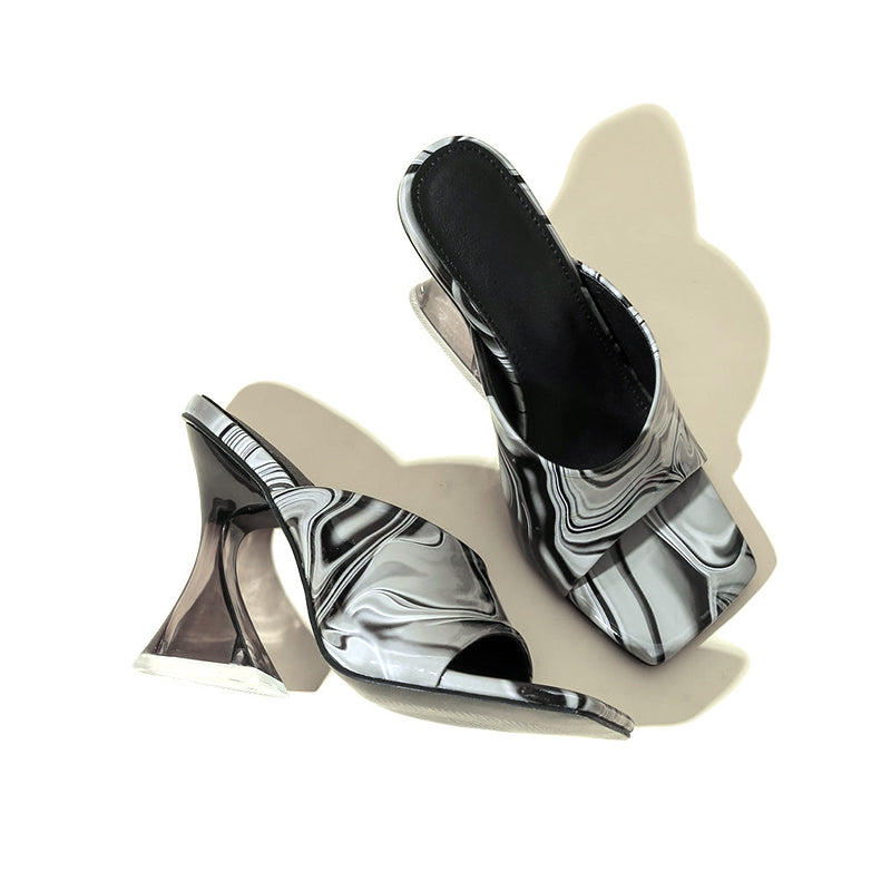 Open-Toe Heel Sandals Newgew
