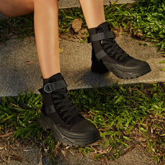 Buckle Detail Sport Boots Newgew