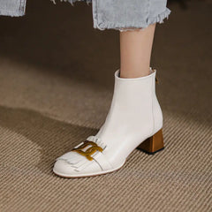 Brianna Low Heeled Ankle Boots Newgew
