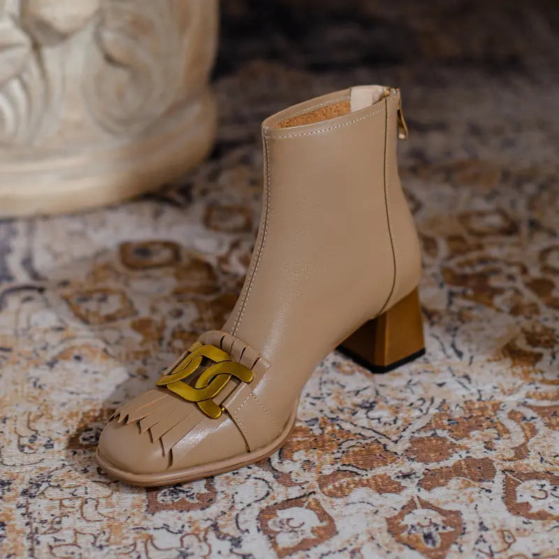 Brianna Low Heeled Ankle Boots Newgew