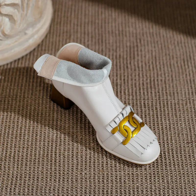 Brianna Low Heeled Ankle Boots Newgew