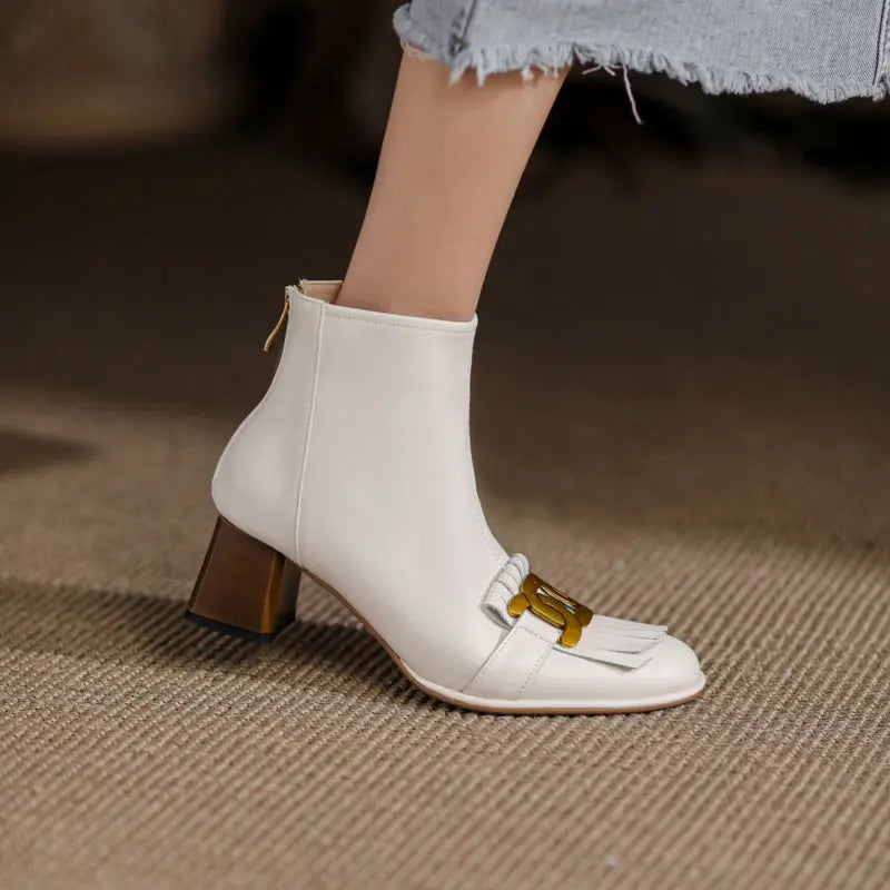 Brianna Low Heeled Ankle Boots Newgew
