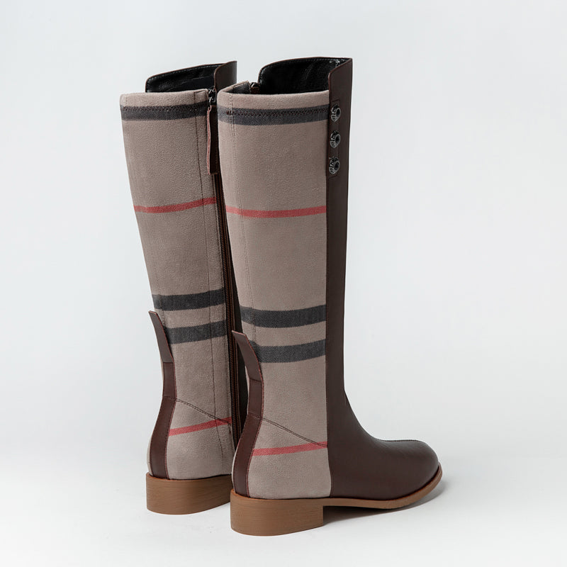 Jairo Genuine Leather Knee High Riding Boots newgew