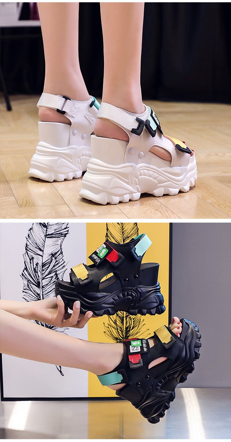 Chunky Wedge Sandals Newgew