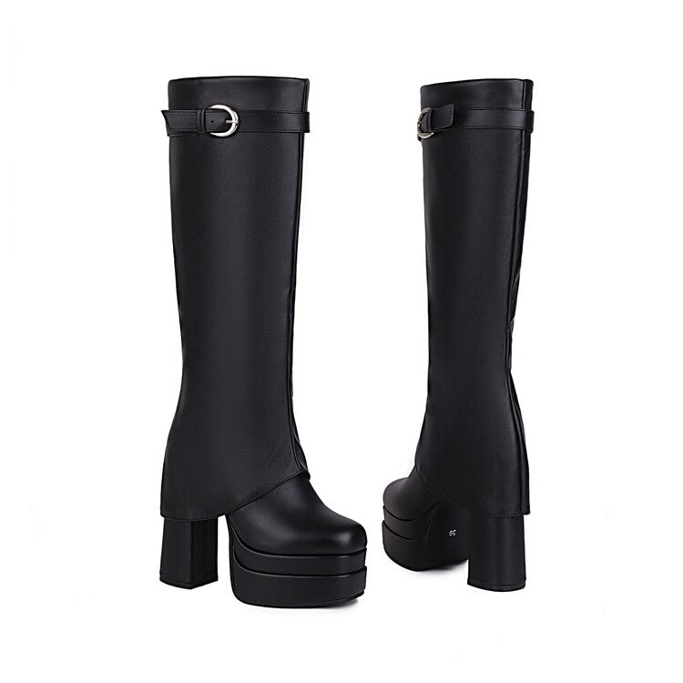 Women High Heeled Boots Newgew