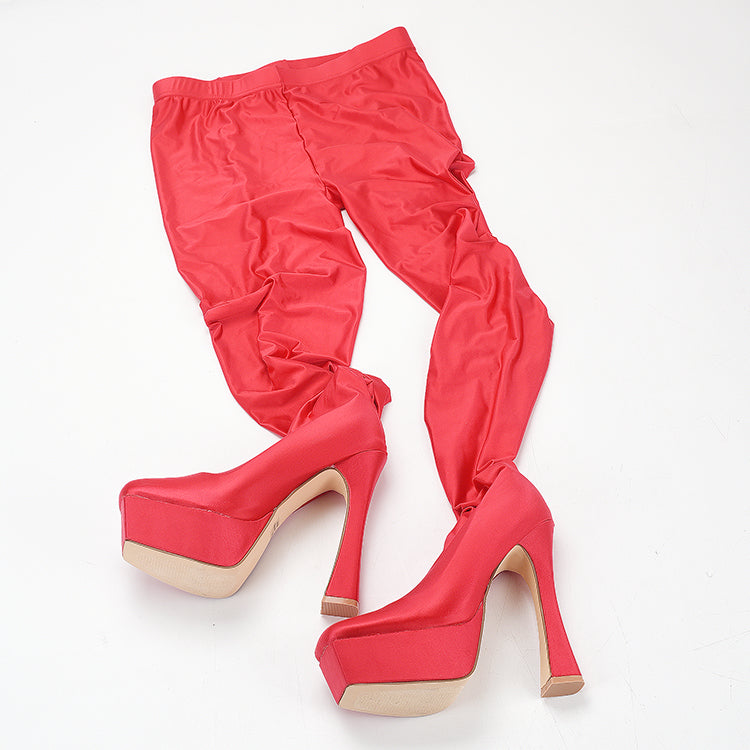 Glossy Legging Boots Newgew