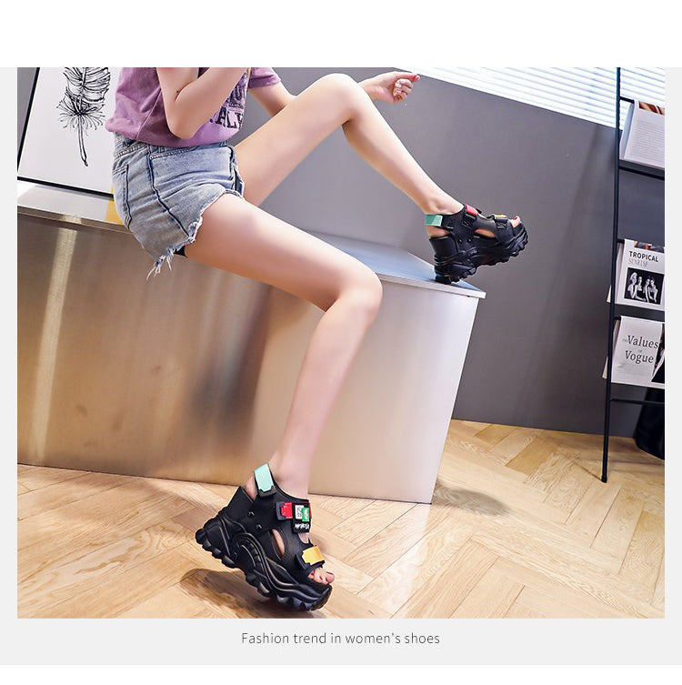 Chunky Wedge Sandals Newgew