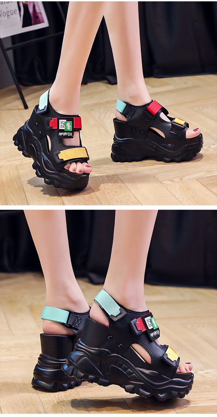 Chunky Wedge Sandals Newgew