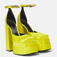 2022 Thick High Heels Shoes Newgew