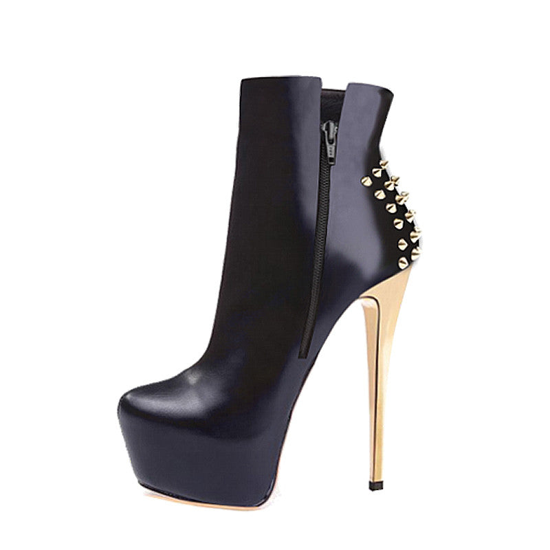 Rivet Ankle Boots Newgew