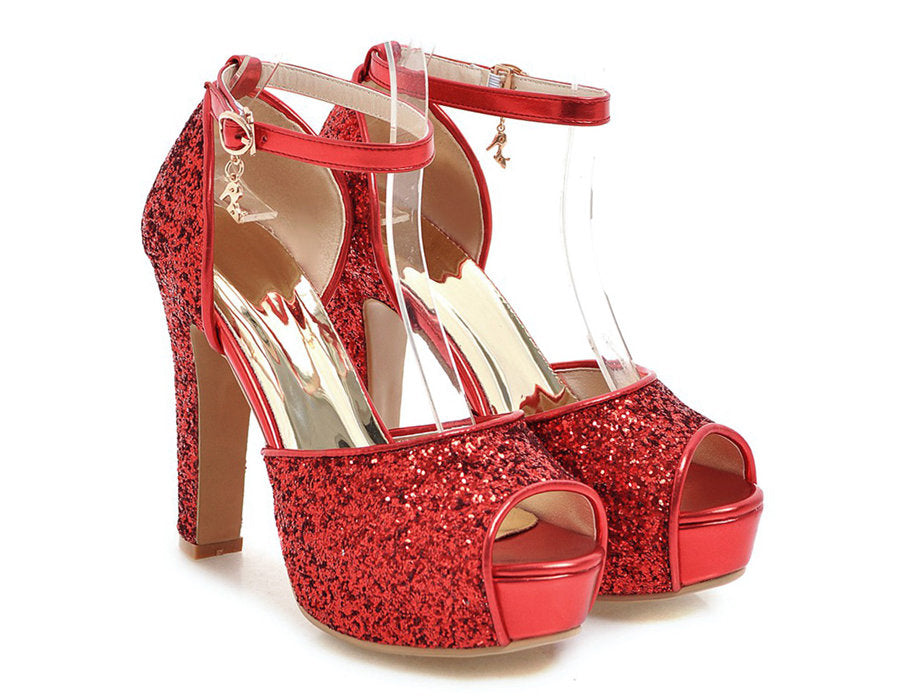 High Heel Platform Sandals Newgew