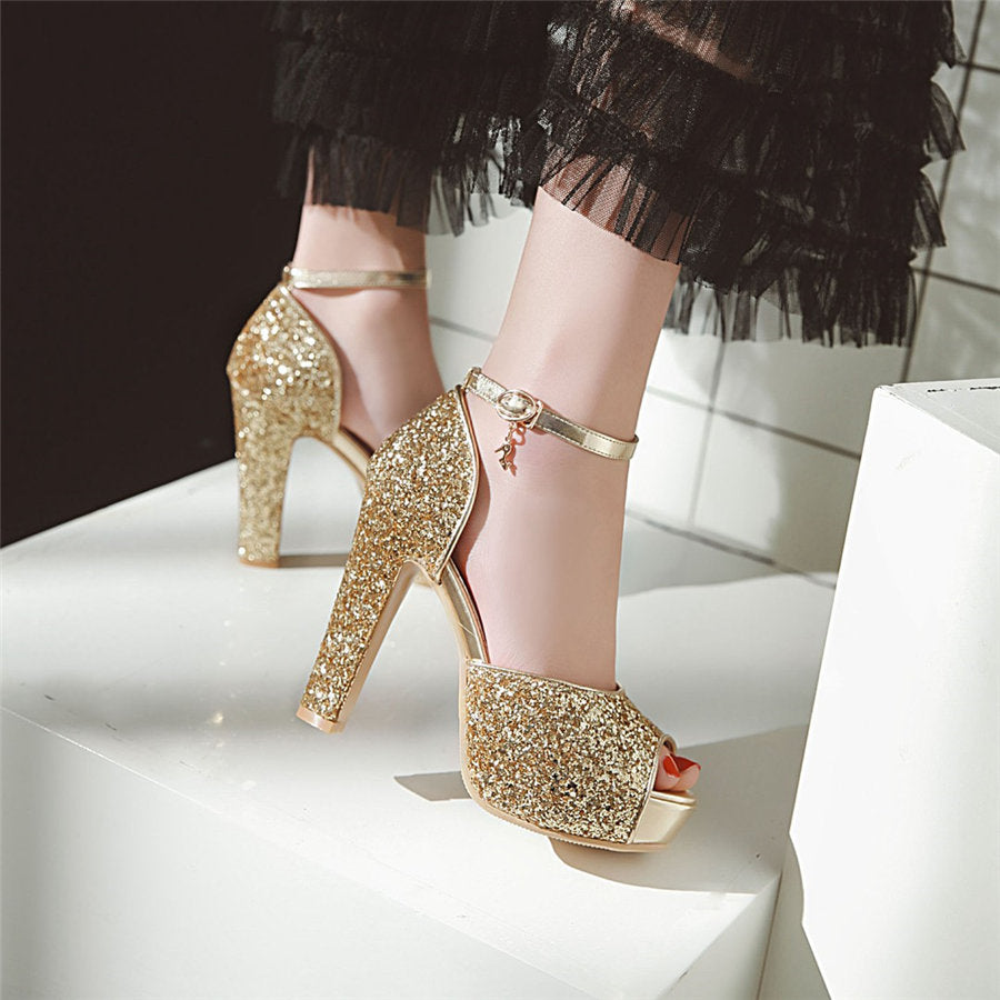 High Heel Platform Sandals Newgew