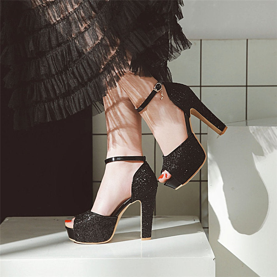 High Heel Platform Sandals Newgew