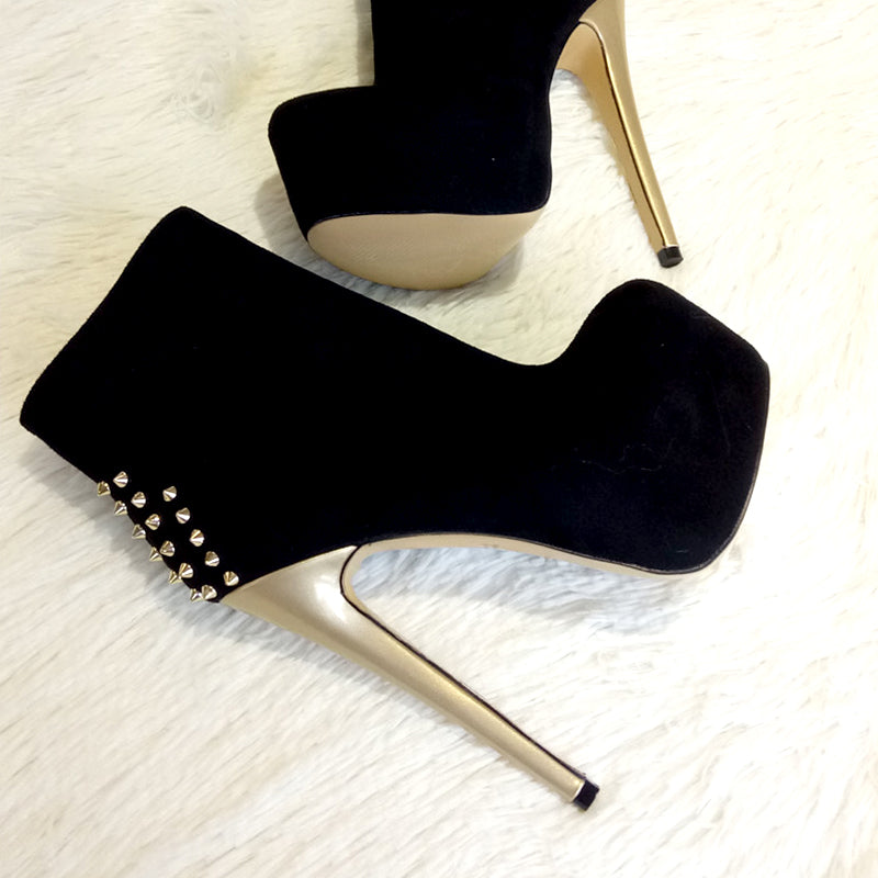 Rivet Ankle Boots Newgew