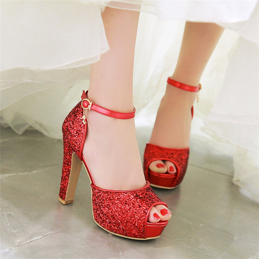 High Heel Platform Sandals Newgew