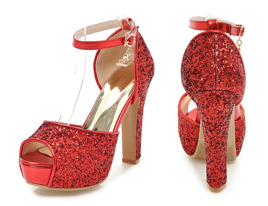 High Heel Platform Sandals Newgew