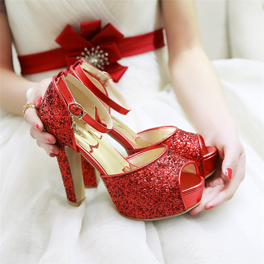 High Heel Platform Sandals Newgew