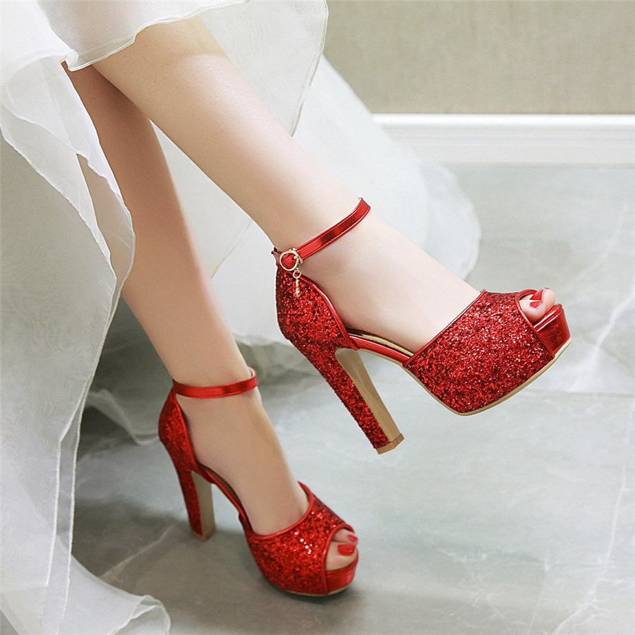 High Heel Platform Sandals Newgew
