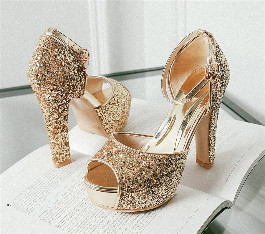 High Heel Platform Sandals Newgew