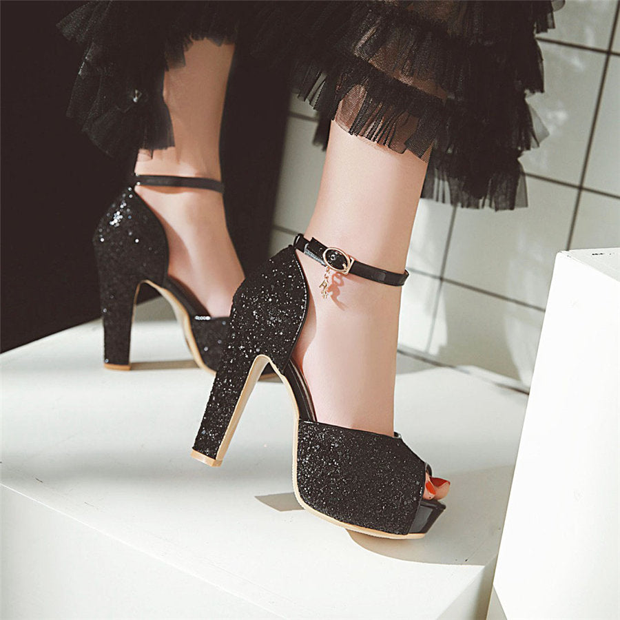 High Heel Platform Sandals Newgew