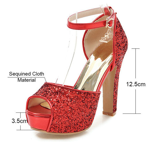 High Heel Platform Sandals Newgew