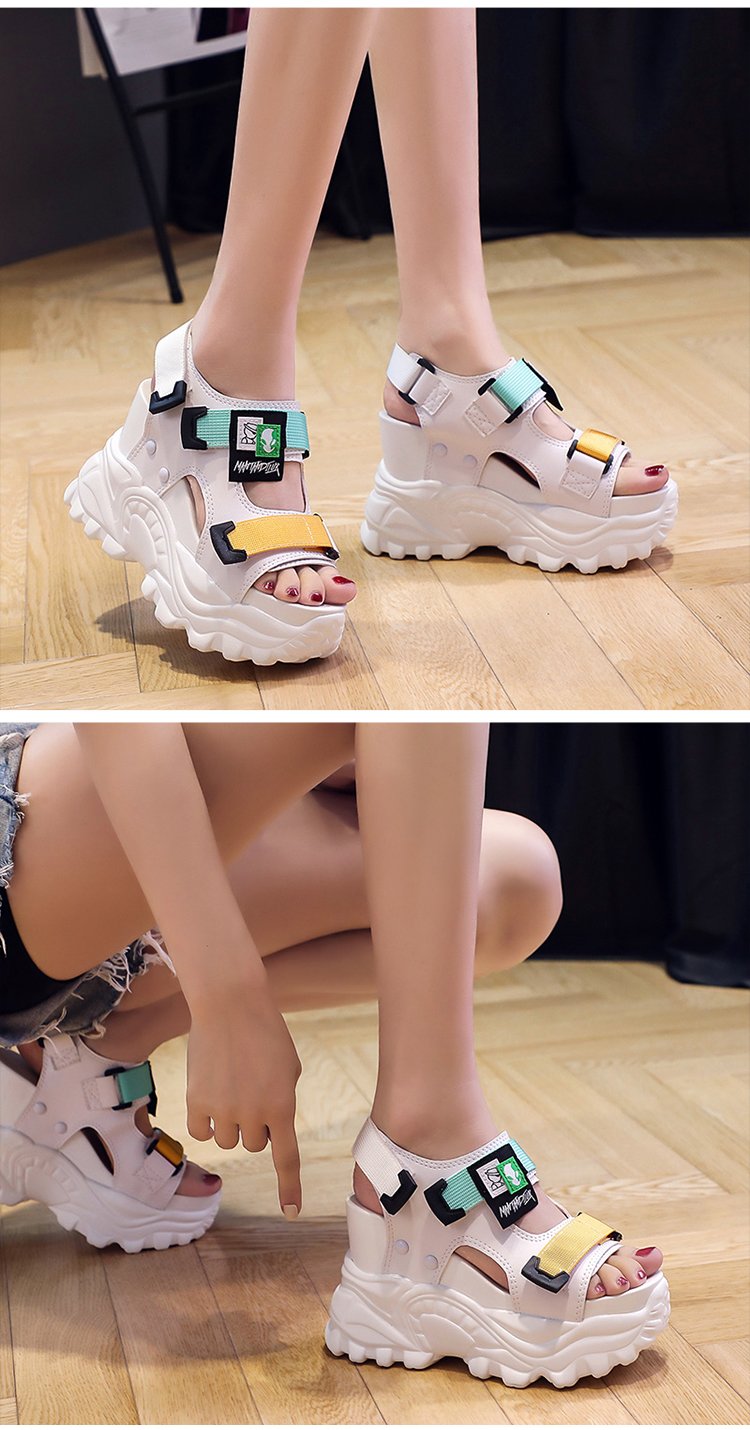 Chunky Wedge Sandals Newgew