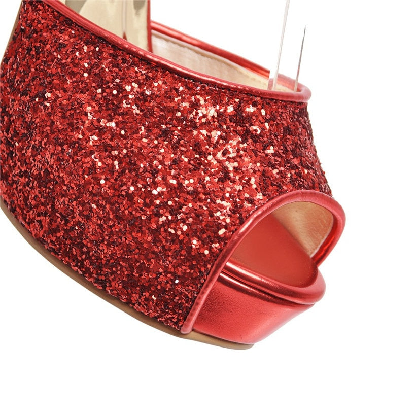 High Heel Platform Sandals Newgew