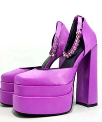 2022 Thick High Heels Shoes Newgew