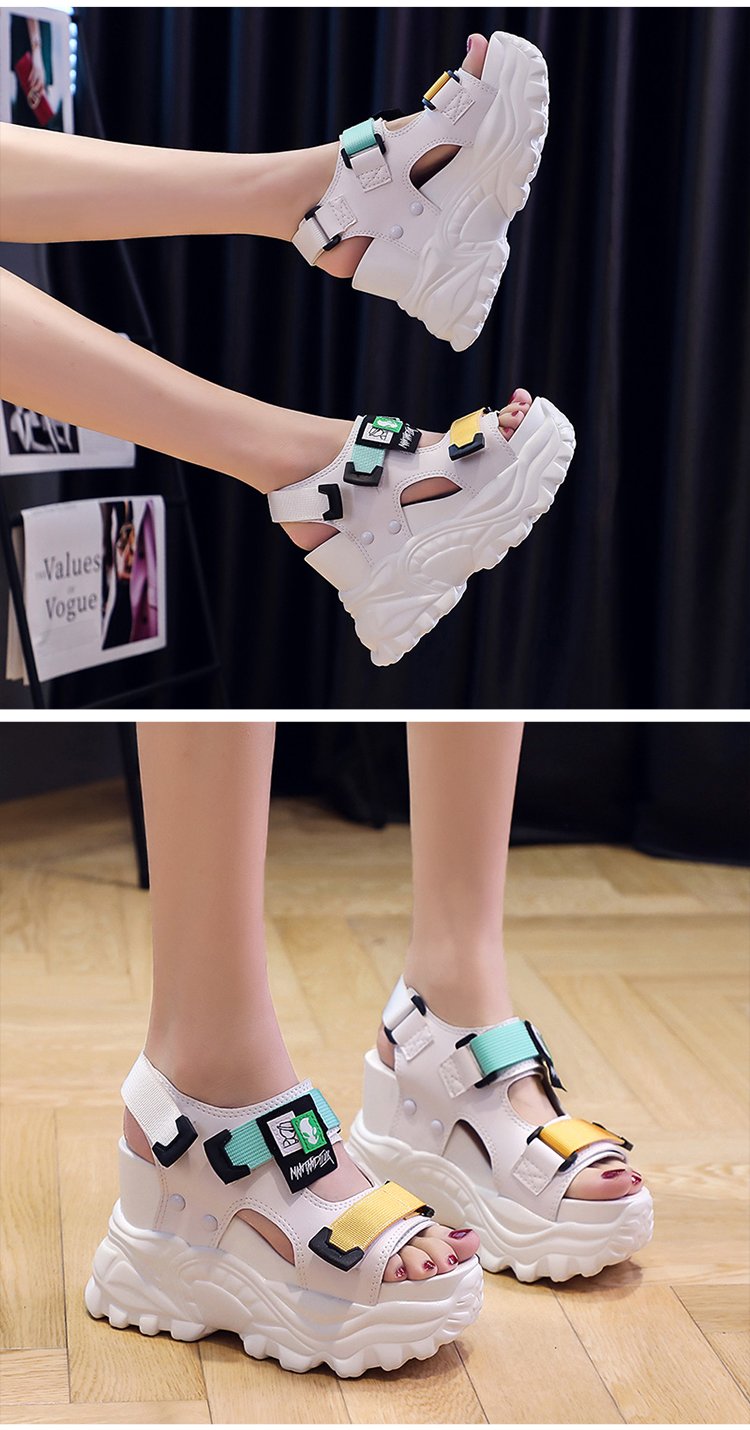 Chunky Wedge Sandals Newgew