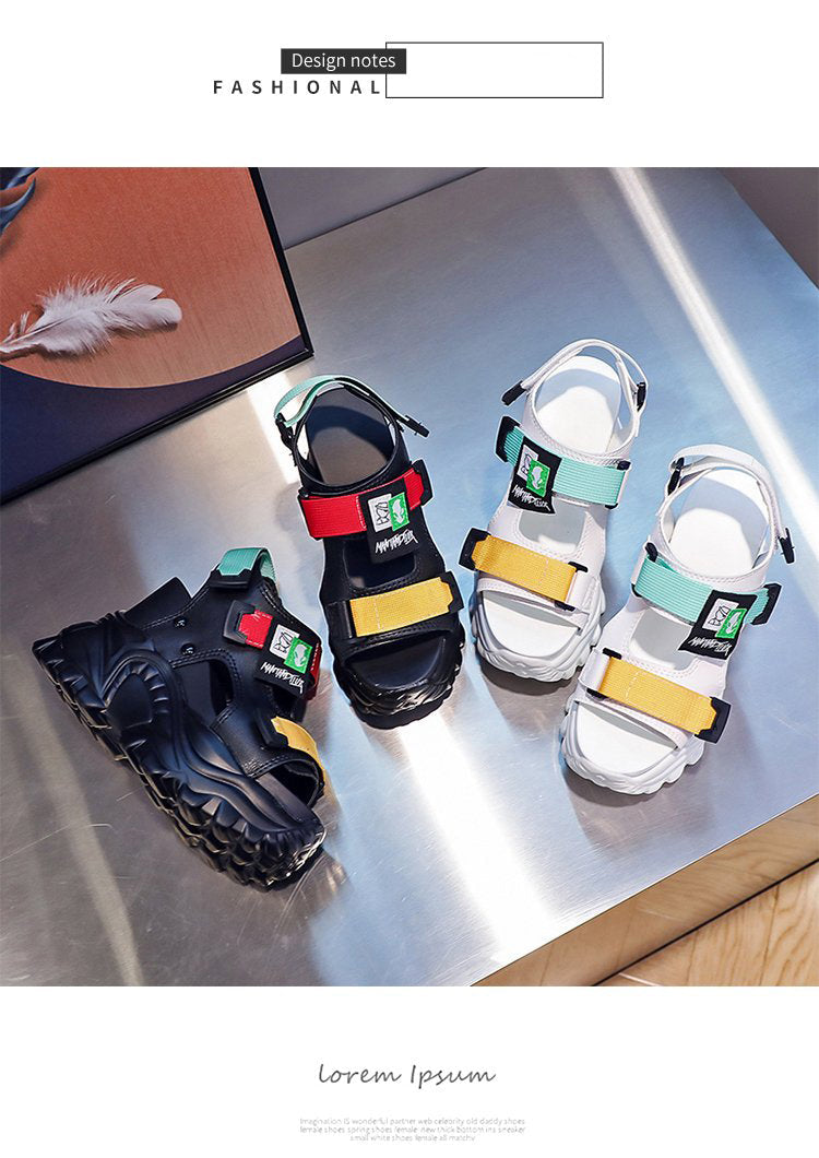 Chunky Wedge Sandals Newgew