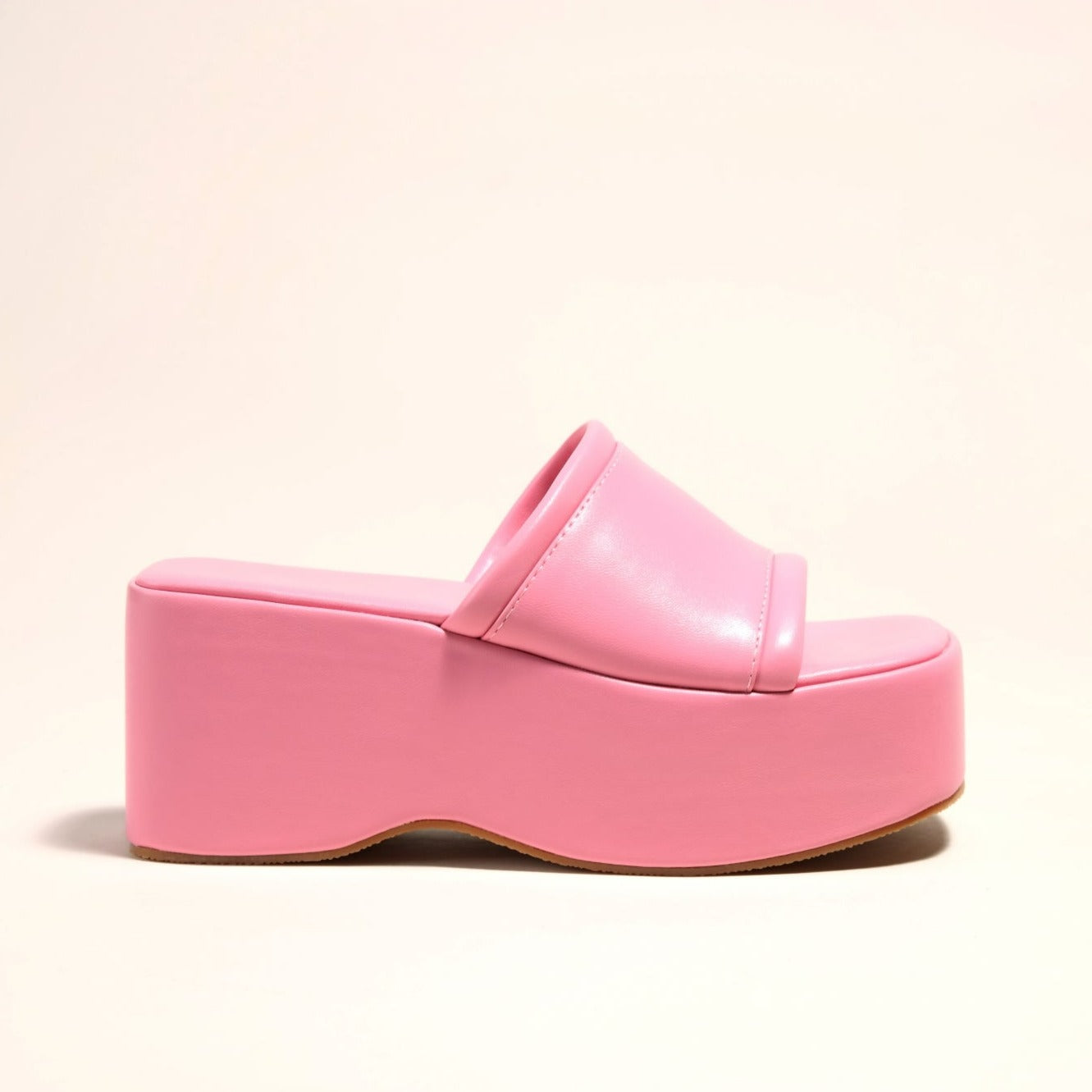 Solid Color Wedges Slippers Newgew