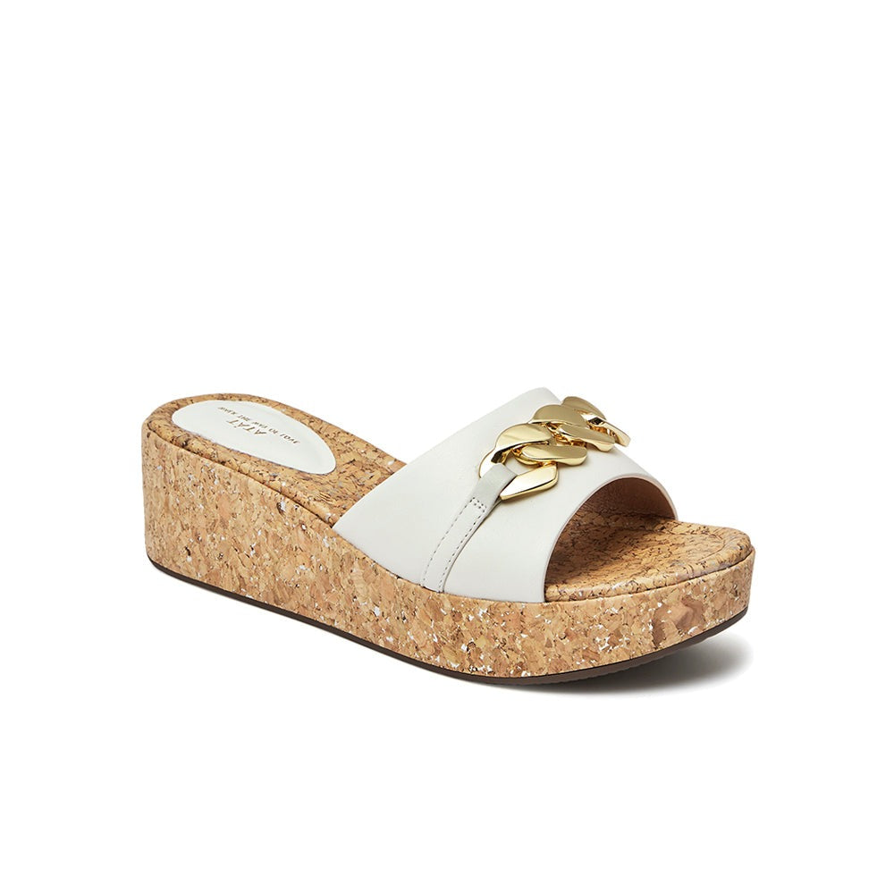 Tata	Chain Decor Wedge  Sandals Newgew