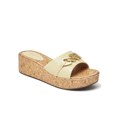 Tata	Chain Decor Wedge  Sandals Newgew