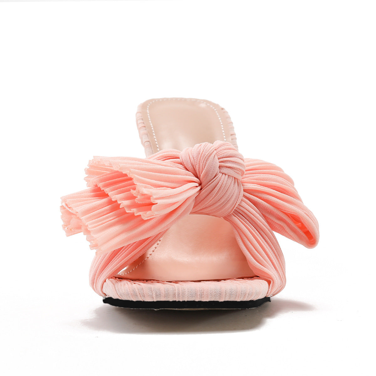 Bow Decor Heeled Sandals Newgew