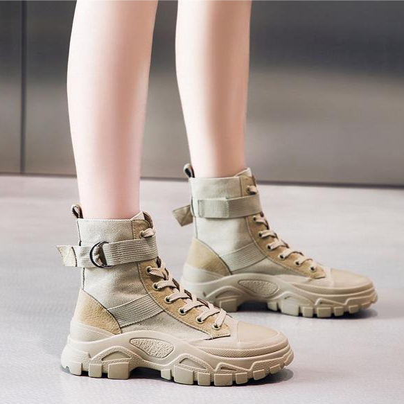 Buckle Detail Sport Boots Newgew