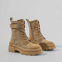 High-top Tooling Martin Boots Vintage Lace-up Martin Boots Newgew