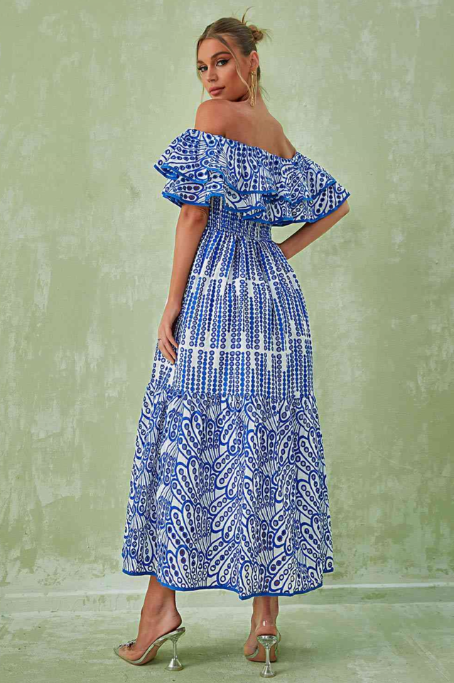Tulum Off Shoulder Eyelet Dress Newgew