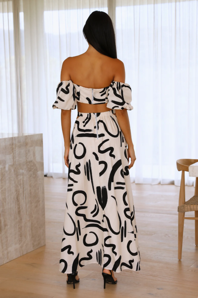 Utopia Crop Tops & Skirt Set Newgew